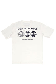Citizen Of The World Oversized Tee Off-White