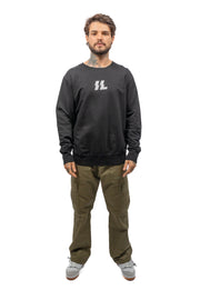 Basic Icon Regular Crewneck Black