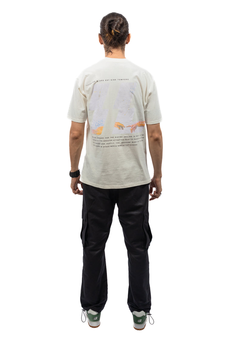 Icon Art Sistine Oversized Tee Off-White