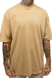 Sine Tempore Logo Oversized Tee Beige