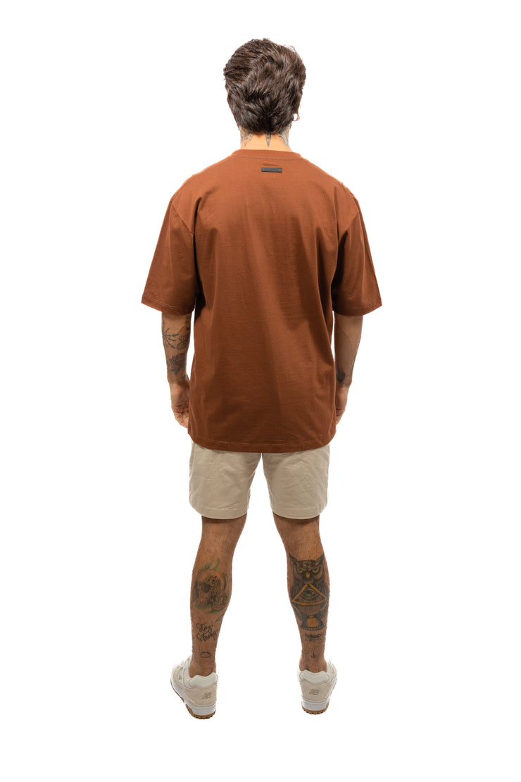 Sine Tempore Basic Oversized Tee Brown